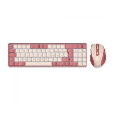 Kit gamer Redragon teclado e mouse BS-8772 rosa