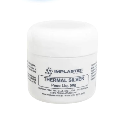 Pasta térmica thermal silver 50g Implastec