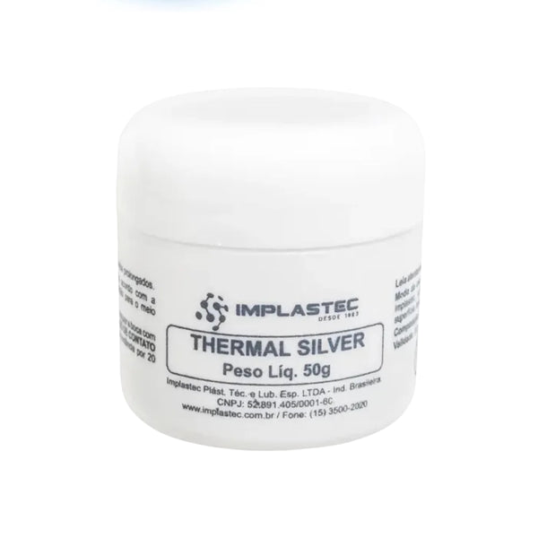 Pasta térmica thermal silver 50g Implastec