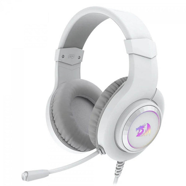 Fone de ouvido headset Redragon gamer Hylas H371W branco