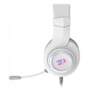 Fone de ouvido headset Redragon gamer Hylas H371W branco