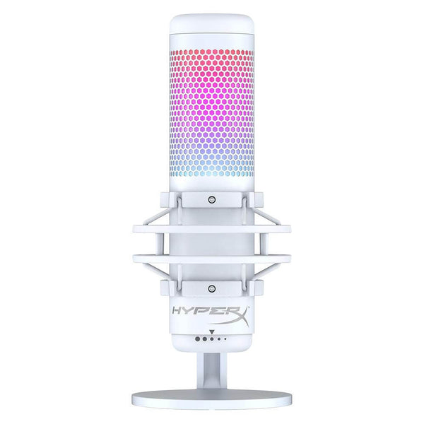 Microfone de mesa HyperX Quadcast S branco - 519P0AA