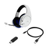 Fone de ouvido gamer HyperX Stinger Core PS5 branco -6H9B5AA