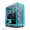 Gabinete Thermaltake gamer P6 TG Turquoise CA-1V2-00MBWN-00