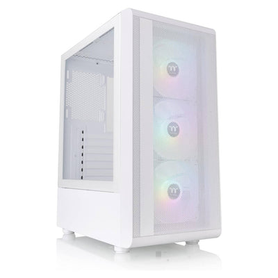 Gabinete Thermaltake gamer S200TG Tglass branco PSU 650W