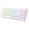 Teclado Mecânico Gamer Redragon K628 Pollux RGB Branco Switch