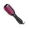 Escova secadora Taiff Easy oval preta e pink 220v