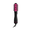 Escova secadora Taiff Easy oval preta e pink 220v