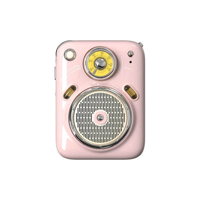 Caixa de som Divoom 5.0 Bluetooth 4,5W Beetles-FM rosa pink