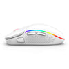 MOUSE GAMER REDRAGON M719 RGB INVANDER PRO BRANCO