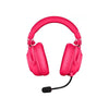 Fone de ouvido headset gamer Logitech G Pro X2 Lightspeed rosa ma