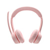 Headset gamer Logitech Zone 300 rosa - 981-001411