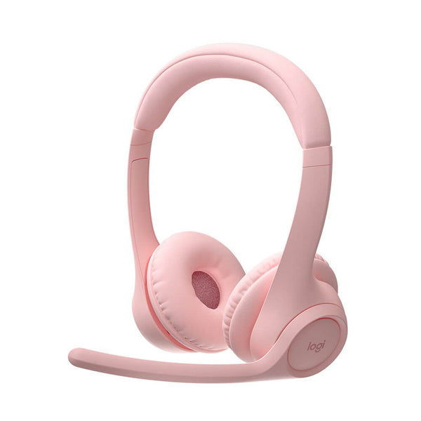 Headset gamer Logitech Zone 300 rosa - 981-001411