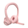Headset gamer Logitech Zone 300 rosa - 981-001411