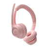 Headset gamer Logitech Zone 300 rosa - 981-001411