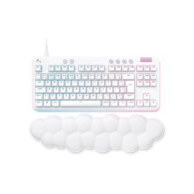 Teclado gamer Logitech mecanico linear G713 RGB branco - 920-0107