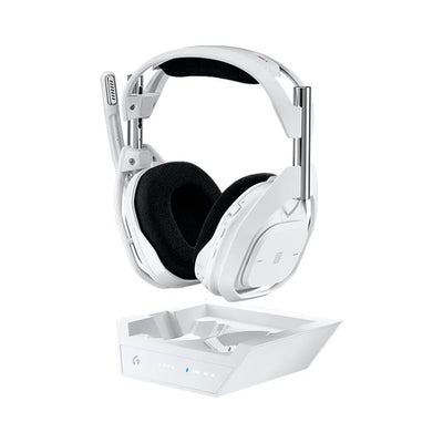 Fone de ouvido headset gamer Logitech Astro A50 X branco - 939-00