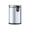 Lixeira Brinox 20L com pedal e balde linha Decorline inox