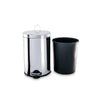 Lixeira Brinox 20L com pedal e balde linha Decorline inox