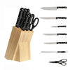 Conjunto de facas com cepo Brinox 8 peças Mad Daily - 2522/100