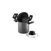 Cuscuzeira com tampa Brinox 800ml grafite pro-flon