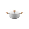 Jogo de panelas Brinox Life Easy 5 peças cinza - 4789/126