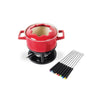 Conjunto para fondue Brinox  13 peças vermelho - 1256/118