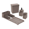 Conjunto organize sua pia Coza Single 4 peças warm gray