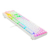 Teclado mecanico gamer Redragon K551WP mitra branco switch azul