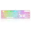 Teclado mecanico gamer Redragon K551WP mitra branco switch azul