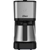Cafeteira Oster 1,2l com jarra inox preta 127v OCAF650