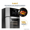 Fritadeira elétrica air fryer Britânia 12L 4 em 1 BFR2100P 127V