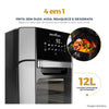 Fritadeira elétrica air fryer Britânia 12L 4 em 1 BFR2100P 127V