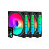 Kit cooler fan RGB 3 unidades Liketec Enigma Dark ARGB 2079