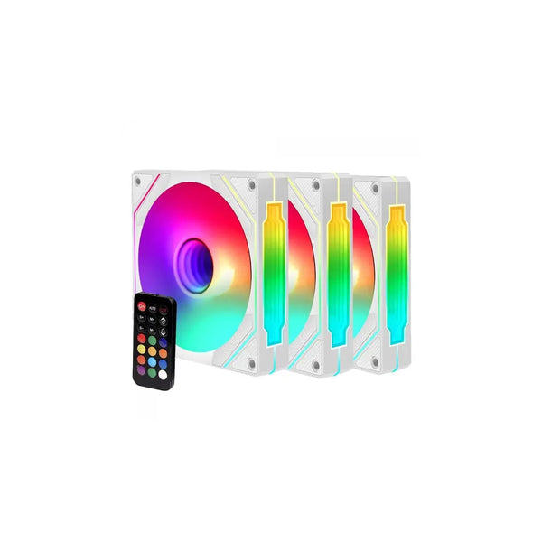 Kit cooler fan RGB 4 unidades Liketec Enigma Snow ARGB 2128