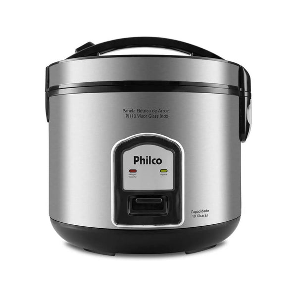 Panela de arroz elétrica Philco PH10P inox 10 xícaras 700W 127V