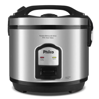 Panela de arroz elétrica Philco PH5P inox 5 xicaras 400w 127v