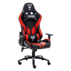 Cadeira gamer Clanm Mount black preto e vermelho CM081