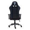 Cadeira gamer Clanm Mount black preto e vermelho CM081