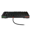 Teclado gamer mecânico Pcyes Rasec - Gasket Mount Gateron azul