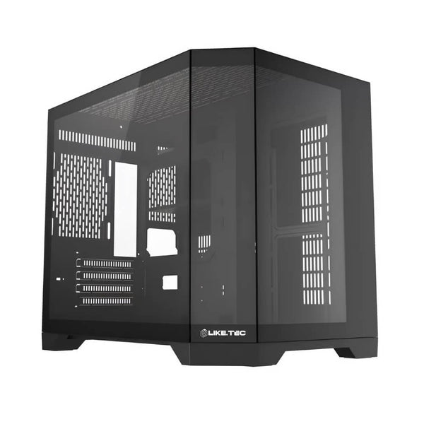 Gabinete gamer Liketec Ilusion Dark vidro temperado