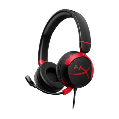 Fone de ouvido gamer HyperX Cloud Mini com fio preto 7G8F4AA