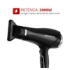 Secador de cabelo Mondial Chrome preto SCN-04 2000W 127V