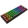 Teclado Mecânico Gamer Redragon K617 Fizz Clear Preto RGB