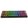 Teclado Mecânico Gamer Redragon K617 Fizz Clear Preto RGB
