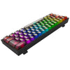 Teclado Mecânico Gamer Redragon K617 Fizz Clear Preto RGB