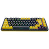 Teclado mecânico gamer Redragon K649 ELF preto e laranja RGB