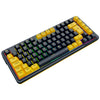 Teclado mecânico gamer Redragon K649 ELF preto e laranja RGB