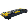 Teclado mecânico gamer Redragon K649 ELF preto e laranja RGB