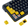 Teclado mecânico gamer Redragon K649 ELF preto e laranja RGB